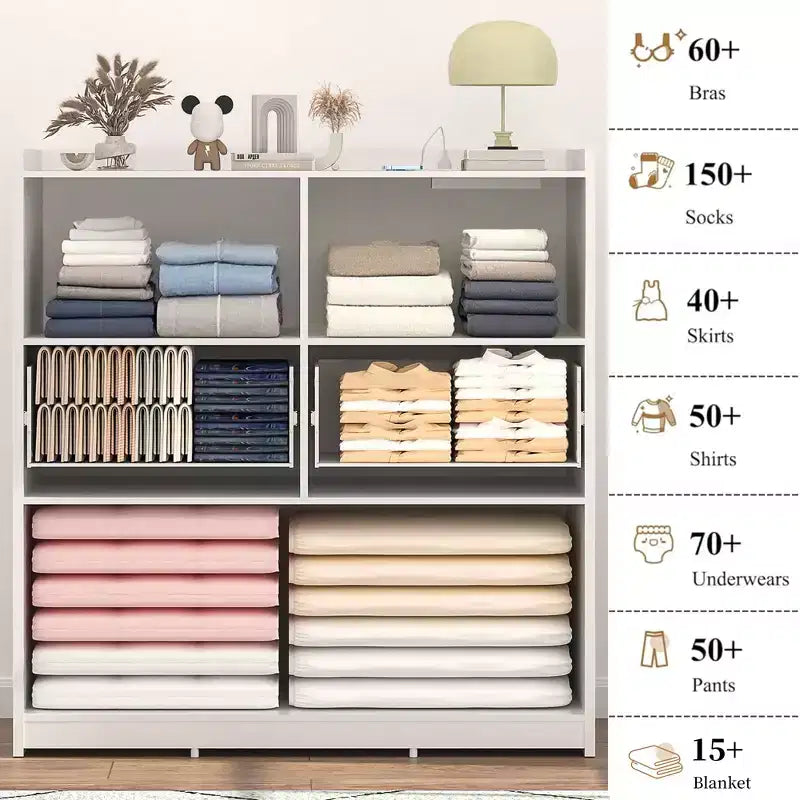 Grande commode blanche Coiffeuse moderne avec lumières LED et station de charge