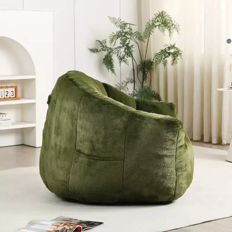 Fauteuil poire avec accoudoirs et mousse haute densité – Adultes