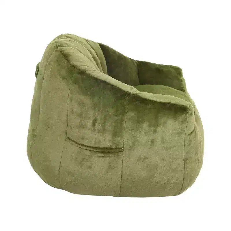 Fauteuil poire avec accoudoirs et mousse haute densité – Adultes