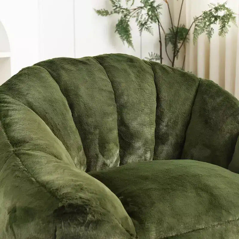 Fauteuil poire avec accoudoirs et mousse haute densité – Adultes
