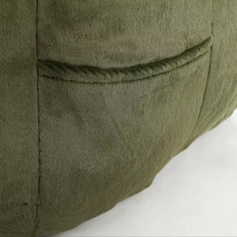 Fauteuil poire avec accoudoirs et mousse haute densité – Adultes