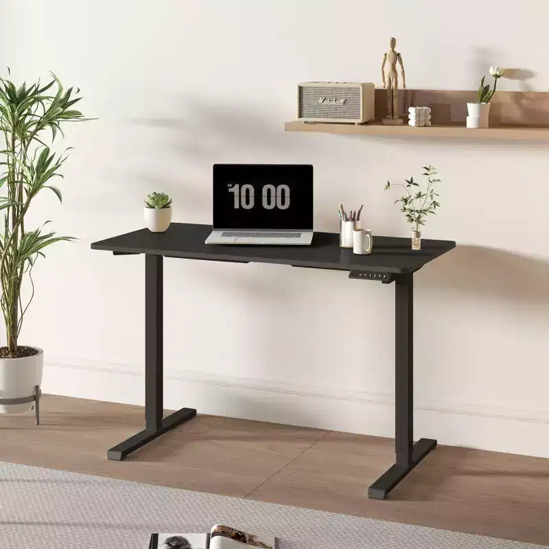 Electric Standing Desk Whole Piece Adjustable Height Desk Home Office Computer Workstation Sit Stand up Desk