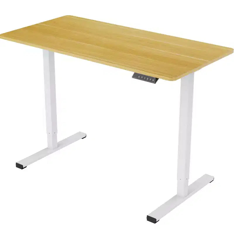 Bureau debout électrique monobloc réglable en hauteur, poste de travail informatique pour bureau à domicile, bureau assis-debout
