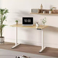 Bureau debout électrique monobloc réglable en hauteur, poste de travail informatique pour bureau à domicile, bureau assis-debout