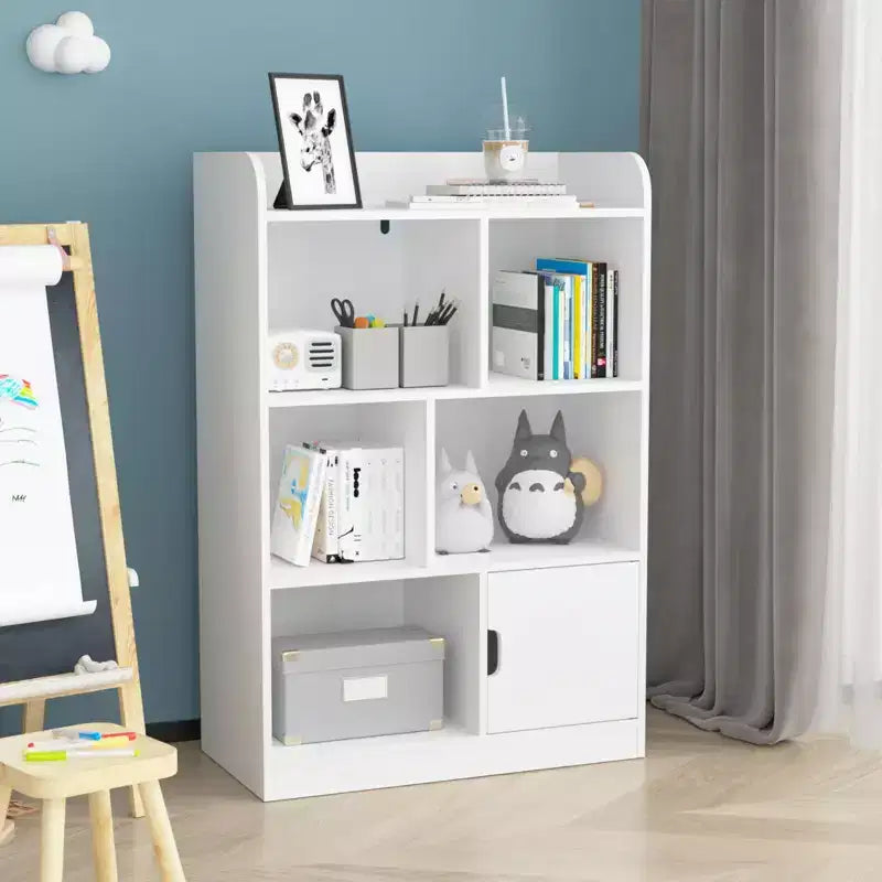 Étagère à livres pour enfants avec 6 compartiments, organiseur de cubes autoportant pour chambre à coucher