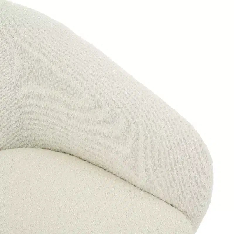 Fauteuil d'appoint pivotant en velours côtelé du milieu du siècle avec rotation à 360°