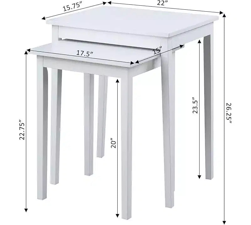 Table d'appoint à 3 niveaux avec tiroir de rangement dissimulé, étagères ouvertes et poignée en nickel