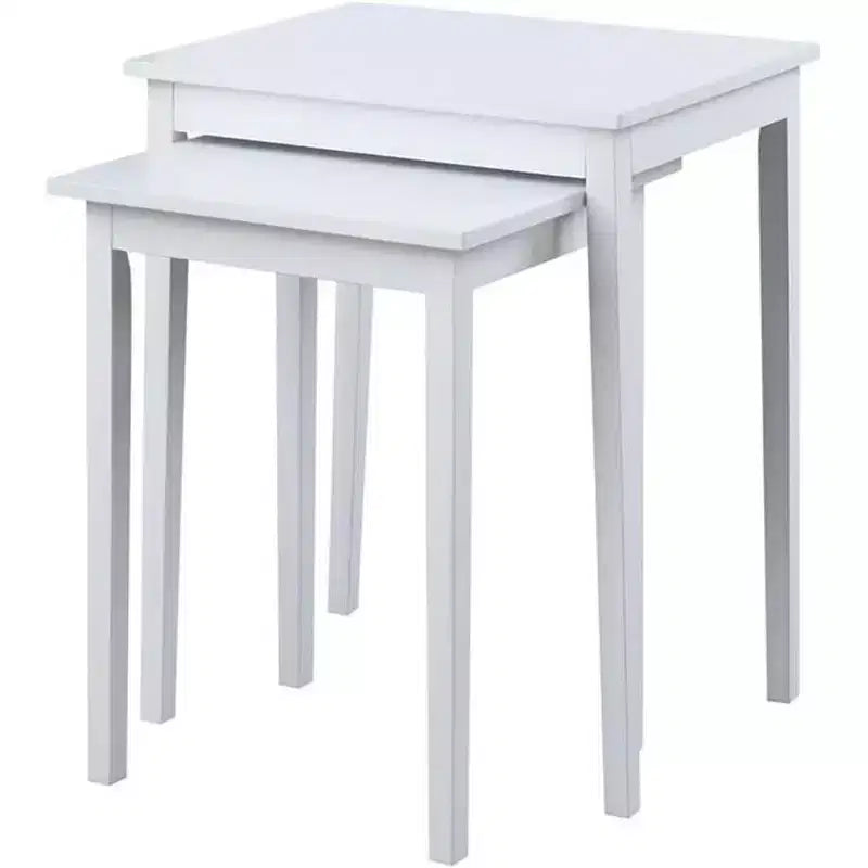 Table d'appoint à 3 niveaux avec tiroir de rangement dissimulé, étagères ouvertes et poignée en nickel