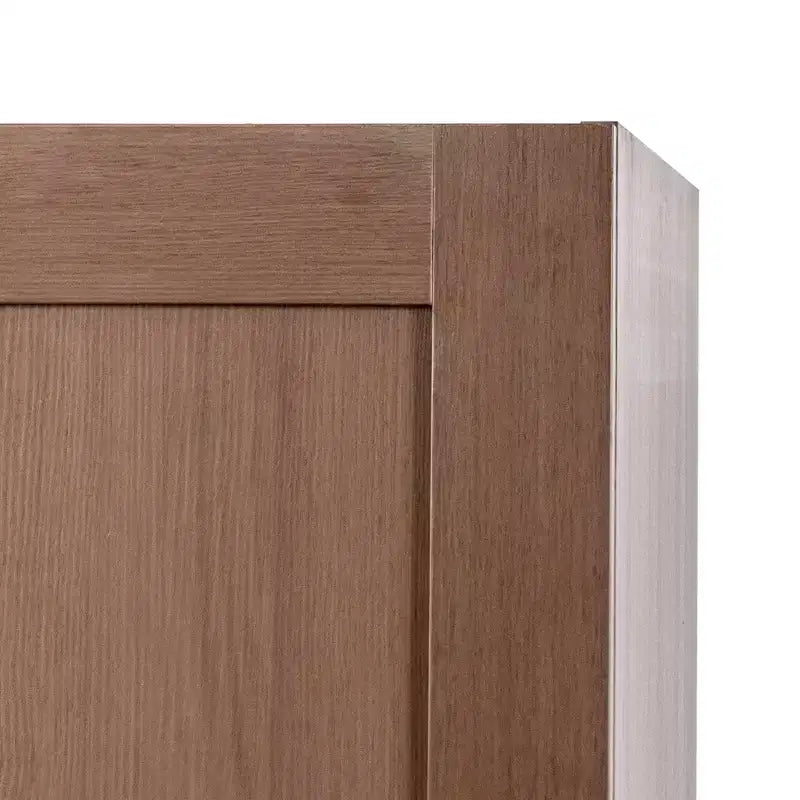 Meuble de cuisine garde-manger moderne de 160 cm de haut avec 2 portes et étagères réglables