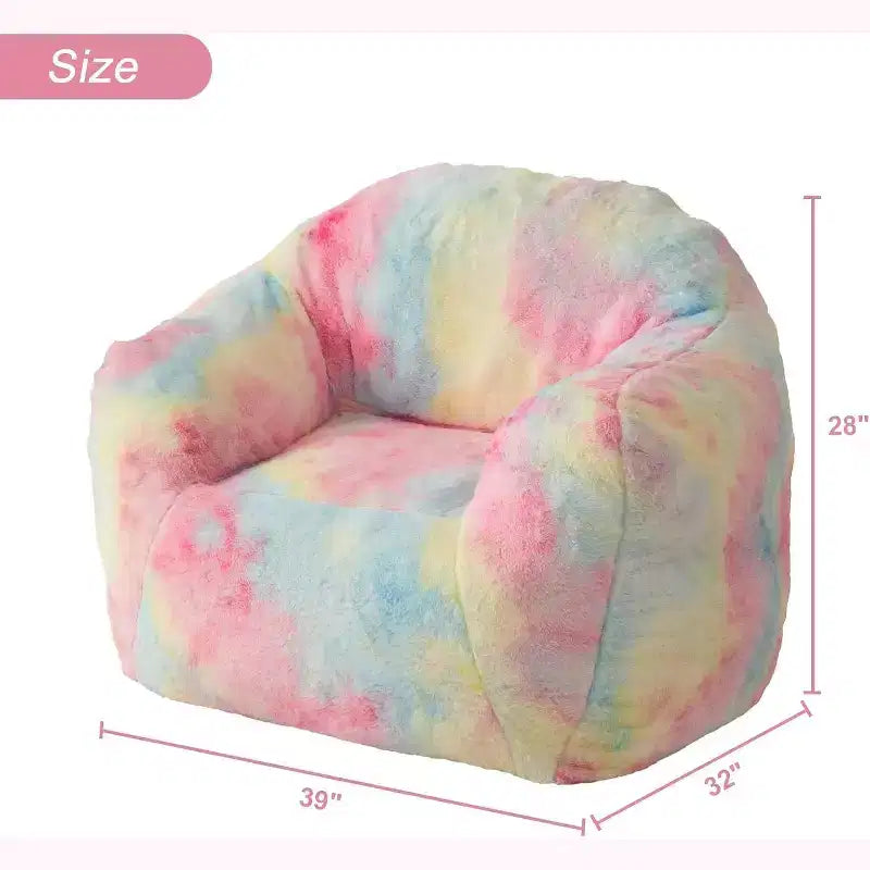 Pouf avec rembourrage, Canapé garni de mousse, Canapé pouf rose Fauteuil poire paresseux pour adulte