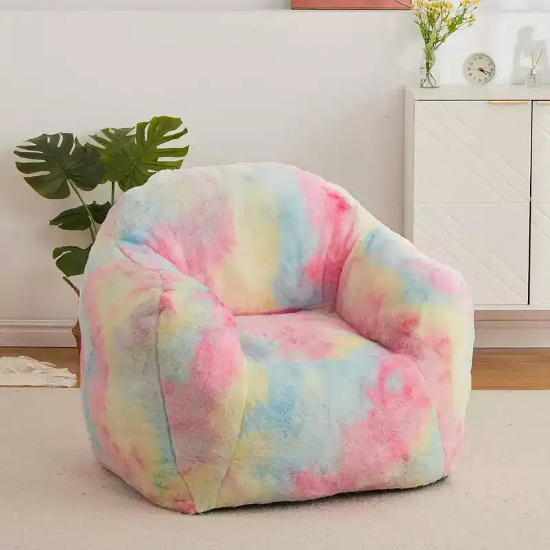 Pouf avec rembourrage, Canapé garni de mousse, Canapé pouf rose Fauteuil poire paresseux pour adulte