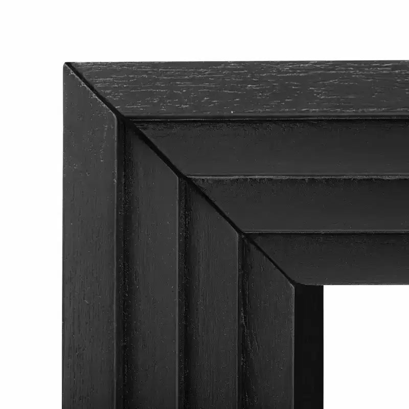Console moderne avec placage en paulownia et plateau épais – 150 cm