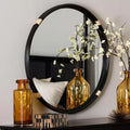 bali & pari Fenicia Round Rattan Wall Mirror